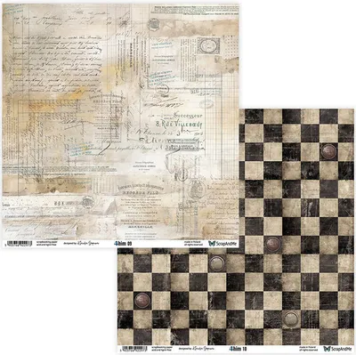 Produktbild von 30x30cm doppelseitig Scrapbooking Papier - ScrapAndMe - White Roses 09/10