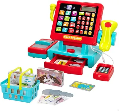 Immagine prodotto di Playgo Registratore di cassa touchscreen (supermercato) Multicolore 3 anni Multicolore 3 anni