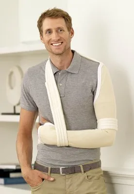 Produktbild von Schulterbandage Tricodur Gilchrist>>>>Farbe: weiß Gr. XL