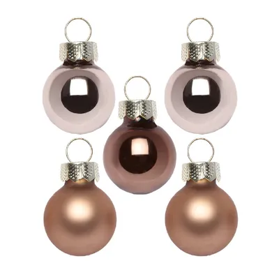 Obrázok produktu pre Vianočné ozdoby sklenené 2cm 25 kusov - Elegant Lounge