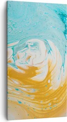 Produktbild von Bild auf Leinwand - Leinwandbild - Einteilig - Abstraktion verschüttet Farben - 45x80cm - Wand Bild - Wanddeko - Wandbilder - Leinwanddruck - Bilder - Wanddekoration - Leinwand bilder - PA45x80-4742