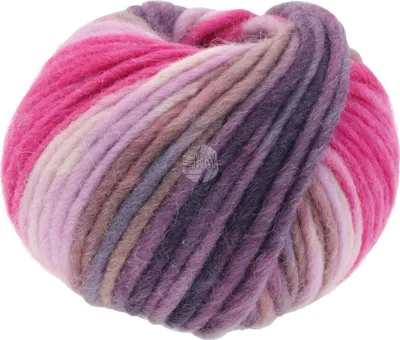 Produktbild von Lana Grossa - Feltro Print  0396 pink rosa antikviolett pflaume