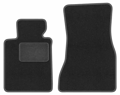 Immagine prodotto di Tappetini anteriori in moquette per BMW Serie 5 G30 dal 2017 (berlina) – 2 pezzi, grigio grafite, su misura – Wielganizator LUX