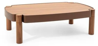 Immagine prodotto di Elegante tavolino in legno con piano in legno Arredamento per il soggiorno