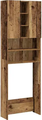 Produktbild von vidaXL Waschmaschinenschrank Altholz-Optik 64x25,5x190 cm