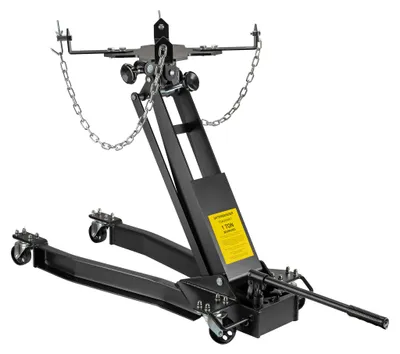 Produktbild von Wiltec Getriebeheber bis 1 t Traglast, Motorheber höhenverstellbar 180-790 mm, Motorblock mit Rollen