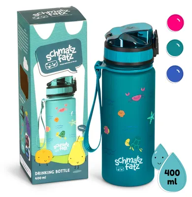 Productafbeelding van Klarstein drinkfles, sportdrinkfles voor volwassenen, drinkfles BPA-vrij en koelend, lekvrije drinkfles voor dames en heren, sportfles blauw, drinkflessen voor fitness en sportschool