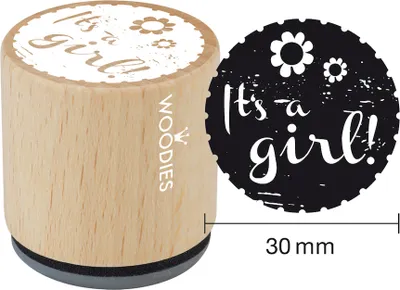Produktbild von Stempel Woodies It's a girl