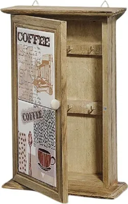 Produktbild von Schlüsselkasten Schlüsselschrank Schlüsselbrett Schlüssel Aufbewahrung Kaffeedekor