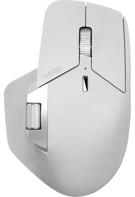 Produktbild von Rapoo MT760M, Laser, RF Wireless + Bluetooth, 4000 DPI, Grau