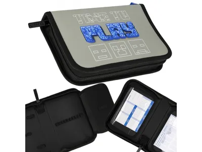 Obrázek produktu pro Pixel Šedá Penál dvouchlopňový bez příslušenství, penál pro kluka