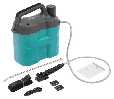 Immagine prodotto di Spruzzatore a batteria, ugello regolabile, batteria a lunga durata, blu