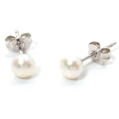 Produktbild von Miamar SO38 Damen Silber Ohrstecker Ohrschmuck Weiß