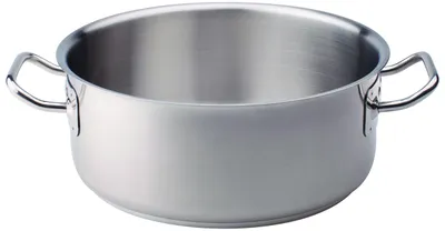 Image de Casserole Agnelli COIX3106E16, en acier inoxydable, diamètre 16 cm, compatible avec les plaques à induction