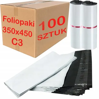 Image de Enveloppes d'expédition blanches C3 350 x 450 mm - 100 pièces