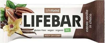Produktbild von Lifebar InChoco - Cacao Vanilla Holy Ca-Cow! 40g 15er Pack
