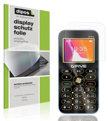 Image de 4x Film de protection d'écran pour GFive 15 Pro protecteur antireflet dipos