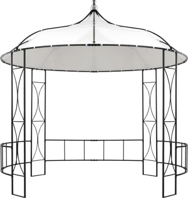 Produktbild von vidaXL Pavillon 300 x 290 cm Weiß Rund