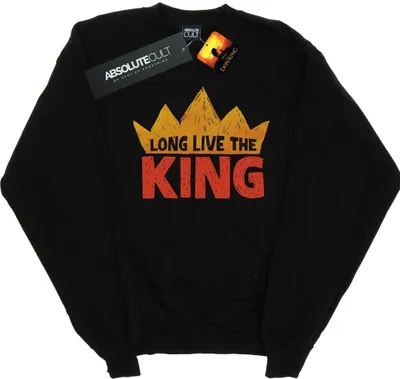 Produktbild von Disney - "The Lion King Long Live The King" Sweatshirt für Damen BI22206 (M) (Schwarz)