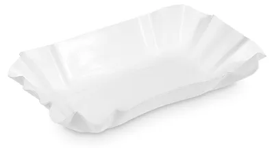 Produktbild von 250x Pappschalen aus Frischfaser 14 x 9 x 3 cm fettdicht weiß