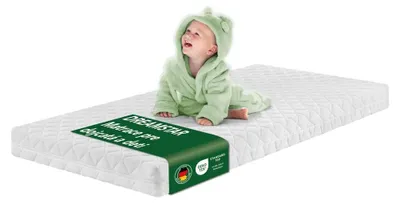 Obrázok produktu pre Vysokokvalitný detský matrac a matrac pre deti | 70 x 140 cm | extra poťah šetrný k pokožke | DREAMSTAR Ergo Kids