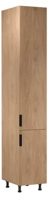 Obrázek produktu pro Vysoká kuchyňská skříň SALERNO - šířka 40 cm, dub