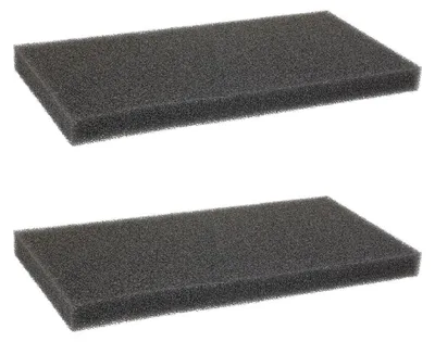 2 Schaumstofffilter für Wärmepumpentrockner, 280x137x20 mm