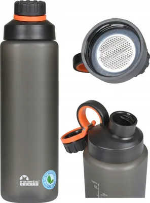 Produktbild von Tritan Bpa Freie Wasserflasche Mit Griff Fitness Sport 1L Majestätisch