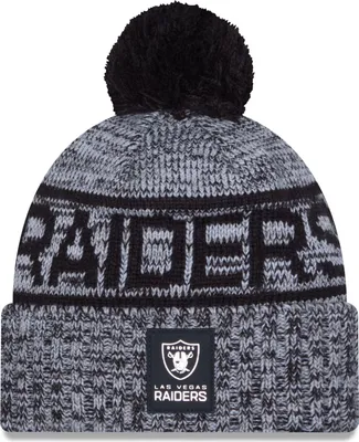 Produktbild von New Era Bommel Wintermütze SIDELINE Las Vegas Raiders