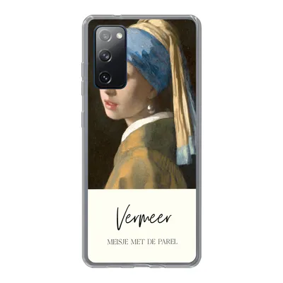 Produktbild von MuchoWow® Handyhülle Schutzhülle Hülle für Samsung Galaxy S20 FE Das Mädchen mit dem Perlenohrring - Vermeer Silikon Softcase Handy Hülle - Abdeckung