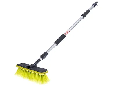 Produktbild von Strömungsbürste 25 cm / 10" mit Teleskopstange 95 - 165 cm mit Ventil