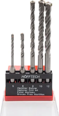 SDS Plus Bohrer Set 5tlg Betonbohrer Hammerbohrer Steinbohrer Bohrersatz Schlag