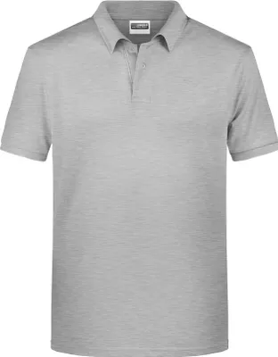 Produktbild von Men's Basic Polo Klassisches Poloshirt grey-heather, Gr. S