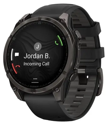Produktbild von Garmin fenix 8 3 56 cm (1.4 ) AMOLED 47 mm Digital 454 x 454 Pixel Touchscreen Schwarz WLAN GPS