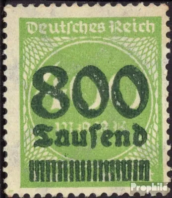 Produktbild von Briefmarken Deutsches Reich 1923 Mi 306 gestempelt Hochinflation