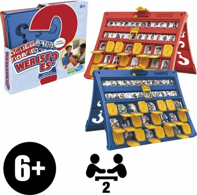 A collage of a board game box and two game boards, along with age and player count icons.