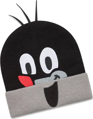 Koaa Umschlag-Strickmütze Der kleine Maulwurf in schwarz