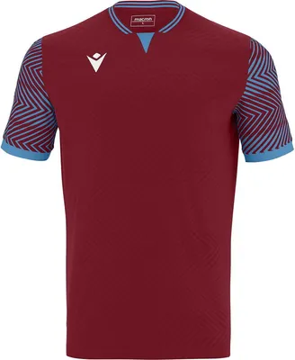 Produktbild von Macron Tureis Trikot Kurzarm Herren - Bordeaux / Skyblue