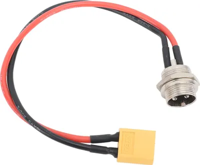 Imagen del producto de Conector de carga para scooter eléctrico POENVFPO, fabricado con aleación de aluminio y ABS, de alta sensibilidad. Pieza de repuesto para scooters Kugoo de 8 pulgadas