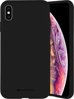 Zdjęcie produktu dla Etui Mercury Silicone Case DO iPhone 13 Matowe Silikonowe Czarne