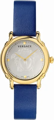 Zdjęcie produktu dla Versace Zegarek damski Skórzana agrafka VEPN00420