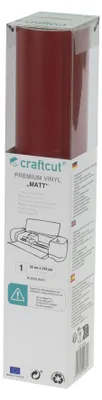 Produktbild von craftcut Premim Vinyl matt- 33 x 244 cm - Burgundy