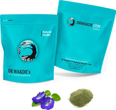 Produktbild von DR WAKDE'S Shankhpushpi Pulver (Convolvulus pluricaulis) - 1 kg (2.2lb) | Rein, Raw & Getrocknetes Pulver | Ayurveda-Kräuter | Vegan | Nichts hinzugef