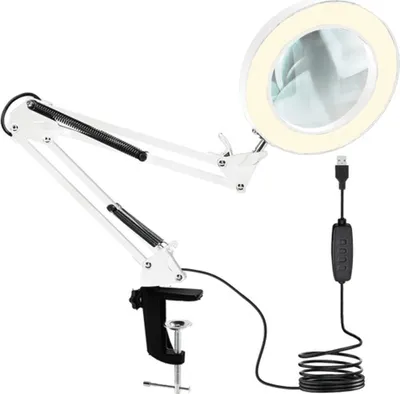 Produktbild von Kosmetická lampa s lupou - bílá Izoxis 23894