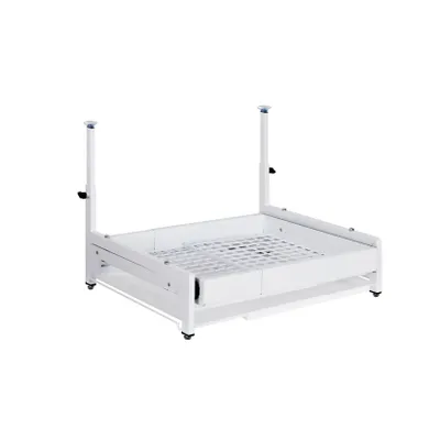 Produktbild von Geschirrständer, teleskopisches Design, höhenverstellbar, Weiß, S, 1-stufig