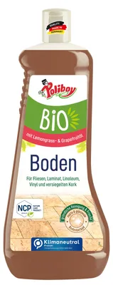 Produktbild von Poliboy Boden Pflege - sorgfältige Reinigung und Frische für alle Böden und Flächen - Vegan - 1L
