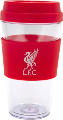 Obrázok produktu pre Liverpool FC - Cestovný hrnček, Crest TA6510 (jedna veľkosť) (priehľadný/červený)