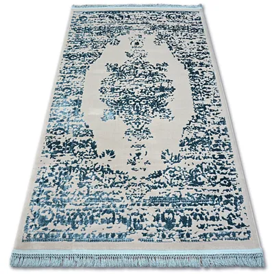 Obrázek produktu pro Koberec AKRYL MANYAS 192AA, střapce, šedá, modrá modrý 160x230 cm