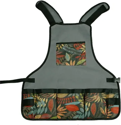 Produktbild von Praktische Gartenschürze mit zahlreichen Taschen, verstellbar und für viele Arbeiten im Freien geeignet