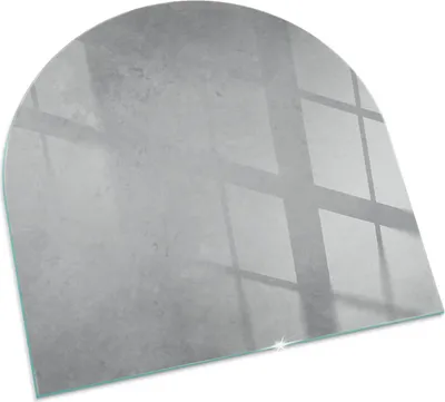 Produktbild von Betontextur mit Effekt – Glasbodenplatte für – Kaminofen – Kaminplatte Glas – Schutzglas – Funkenschutzplatte –Glasbodenplatte Feuerfeste – Hitzeschutzplatte – Bodenschutz aus Glas – 100x100 cm